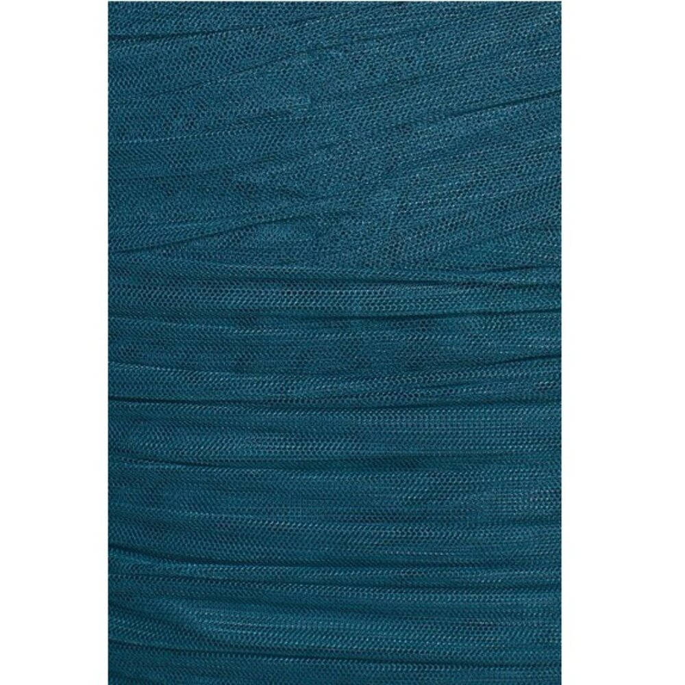 Amsale One Shoulder Tulle Mermaid Gown-Size 8 - Picture 3 of 8